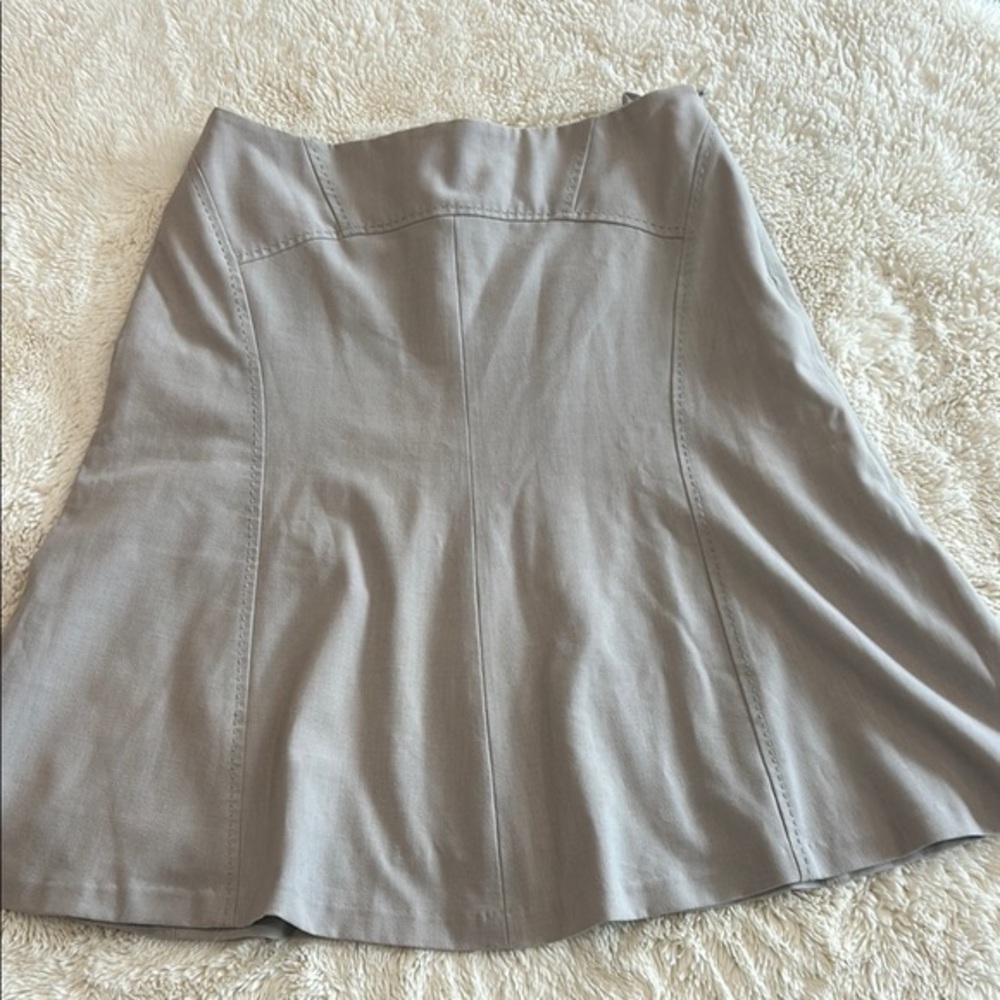 French Dressing Chic Women's A-Line Skirt in Gray Size 10…. Lined